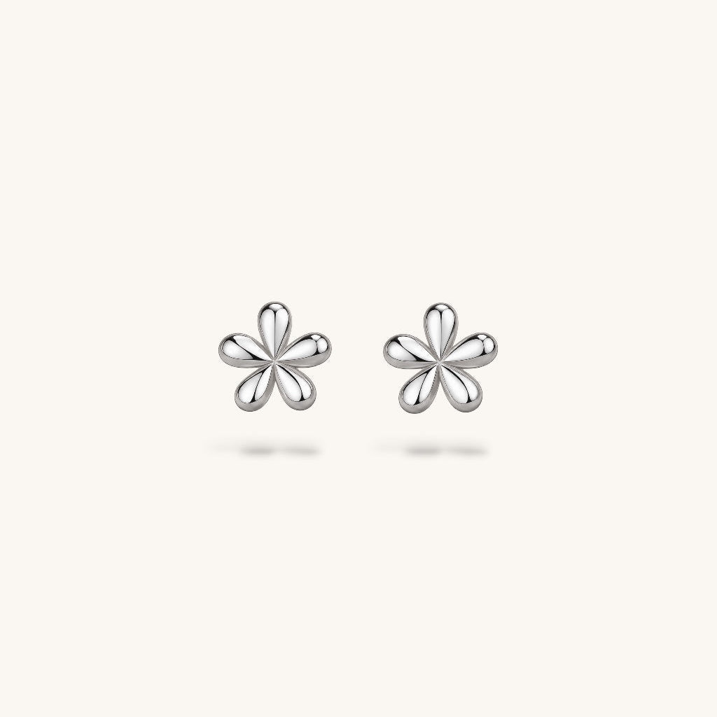 Ivy Mini Flower Stud Earrings