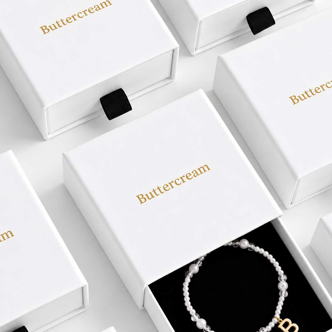 Jewellery Drawer Gifting Box for Necklace Bracelet Earrings & Ring (White)