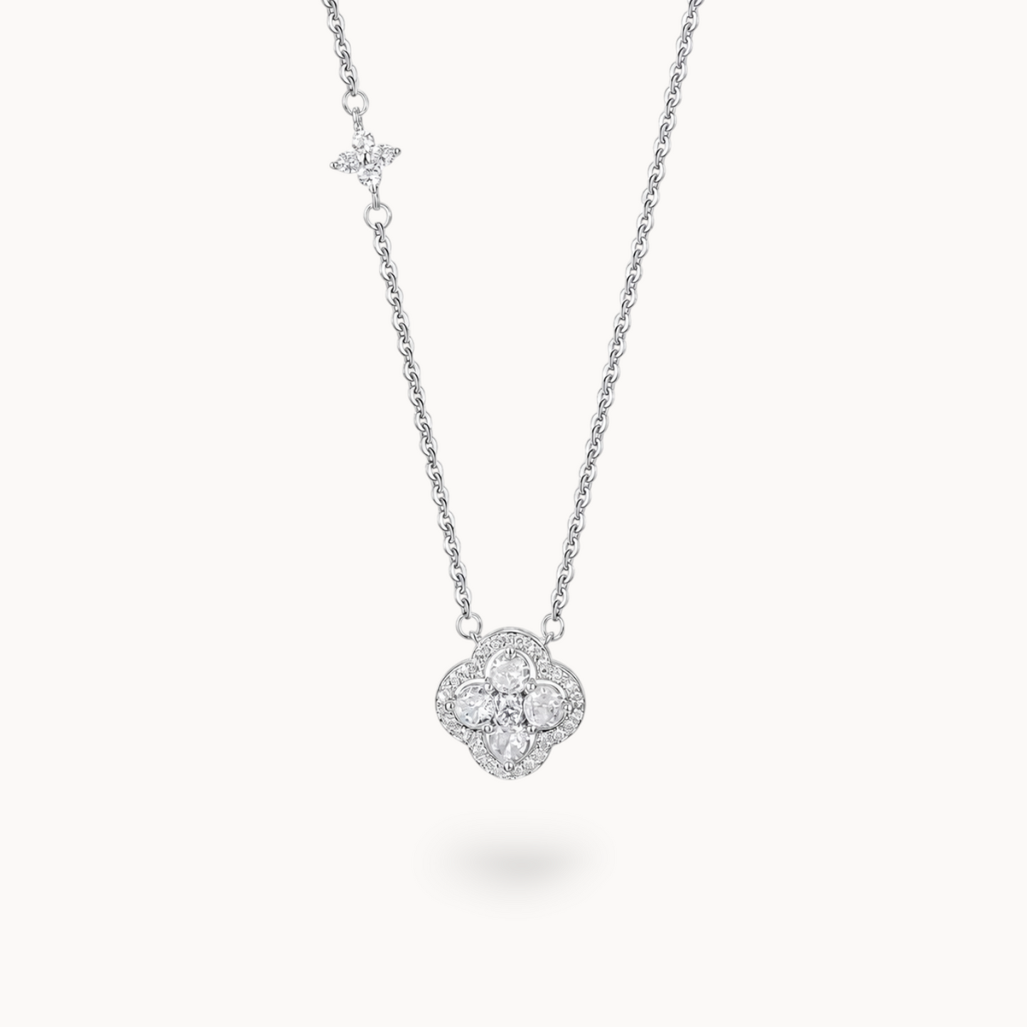 Erina Duo Clover Necklace
