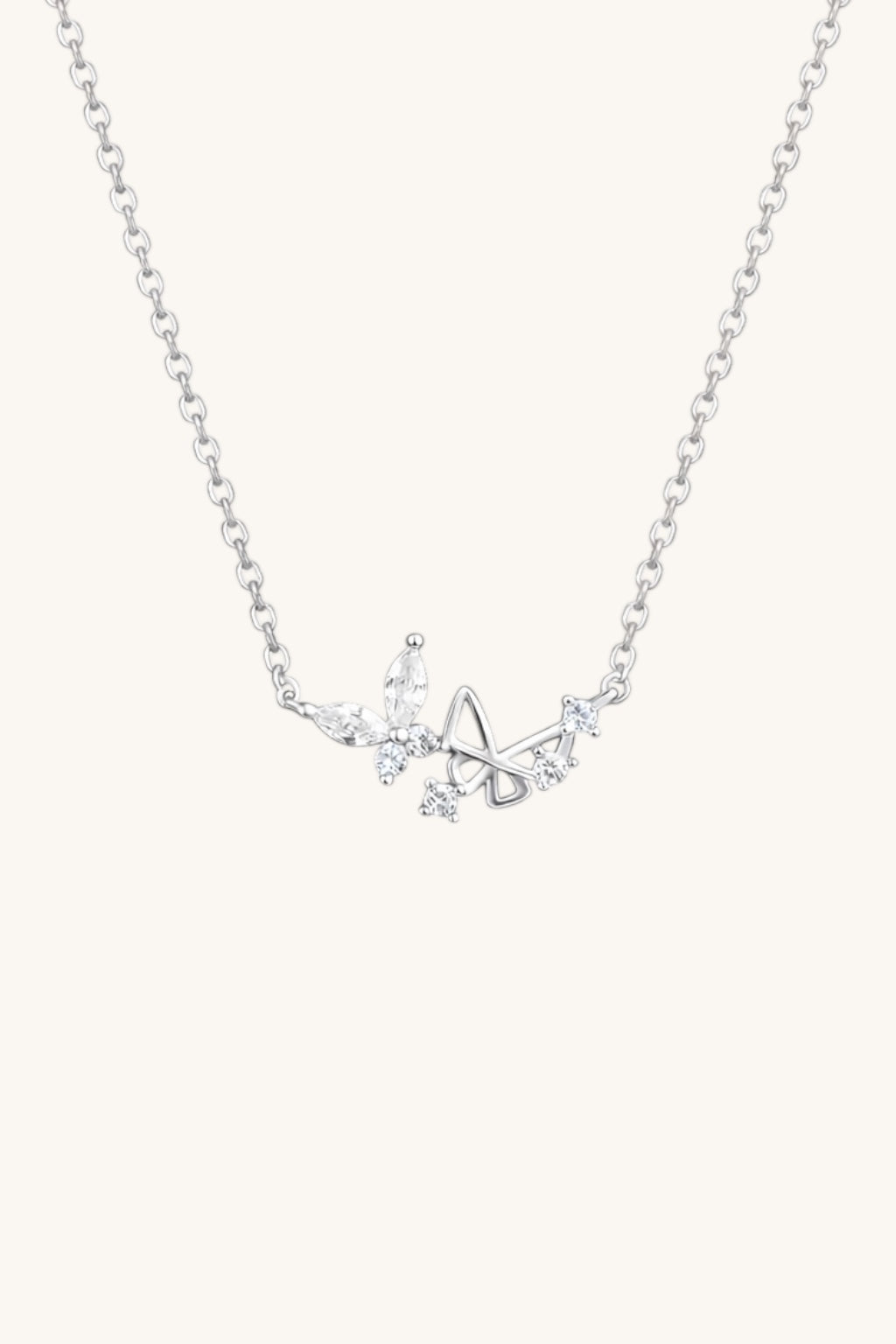 Vasley Butterfly Diamond Necklace