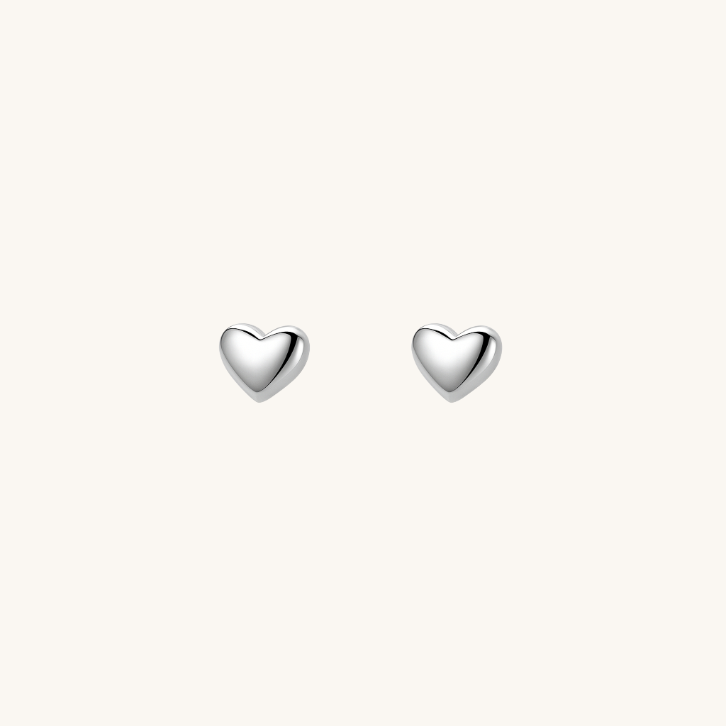 Effie Mini Heart Stud Earrings
