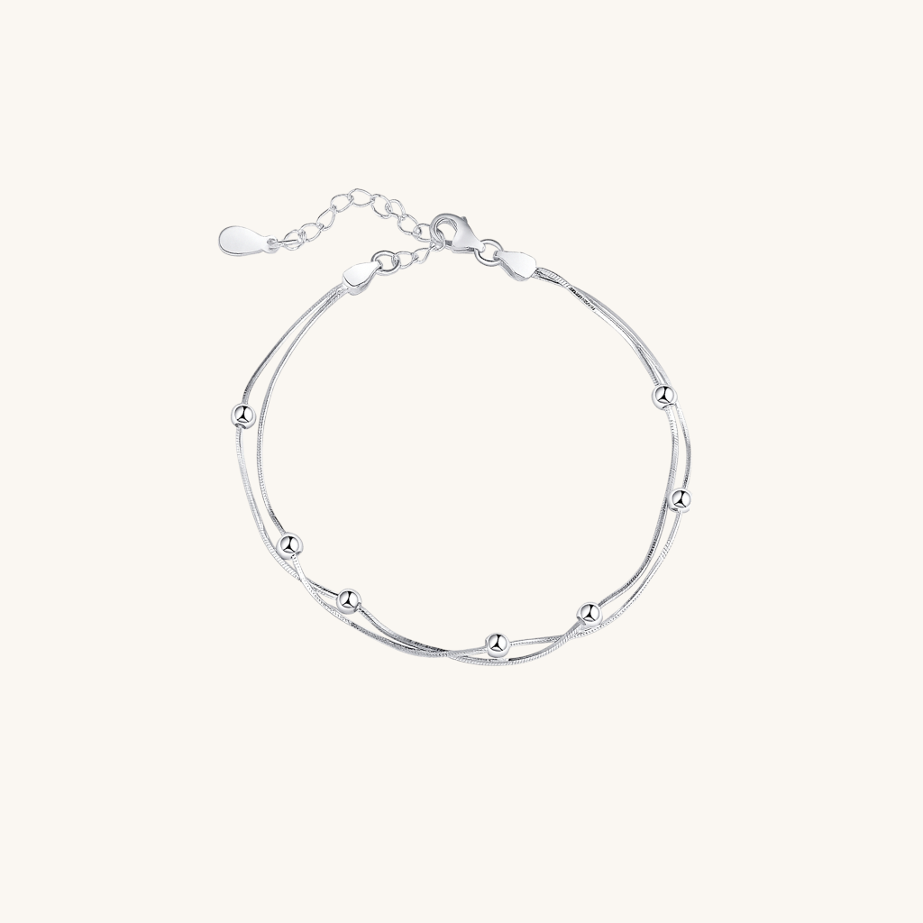 Lovina Tiny Beads Double Layered Bracelet