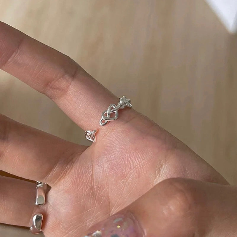 Lotta Knotted Heart Ring