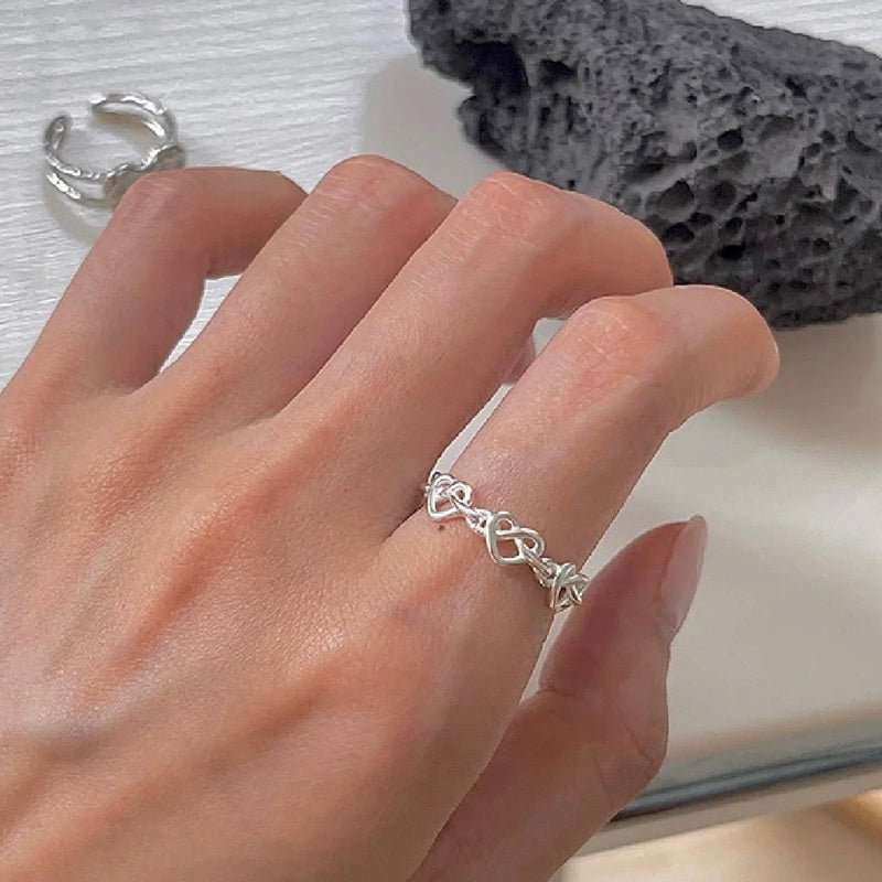 Lotta Knotted Heart Ring