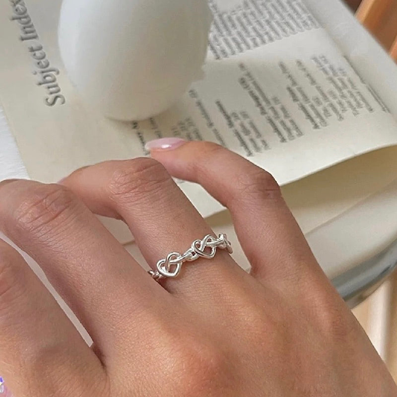 Lotta Knotted Heart Ring