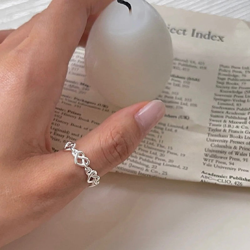 Lotta Knotted Heart Ring