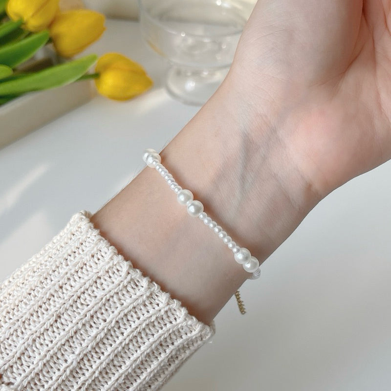 Tara White Pearls Bracelet