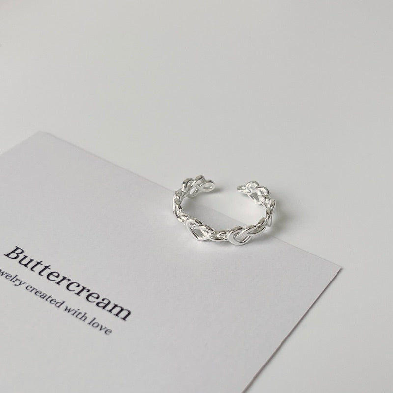 Lotta Knotted Heart Ring