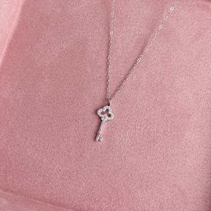 Giselle Clover Key Pendant Necklace