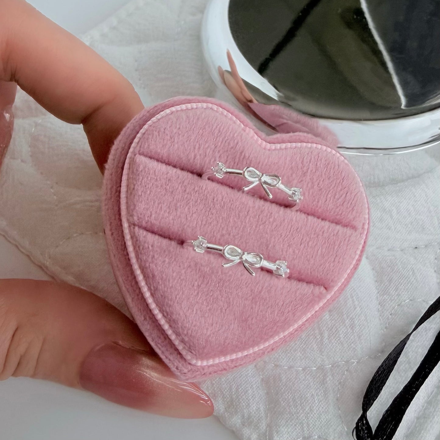 Camille Ribbon with Zirconia Ring