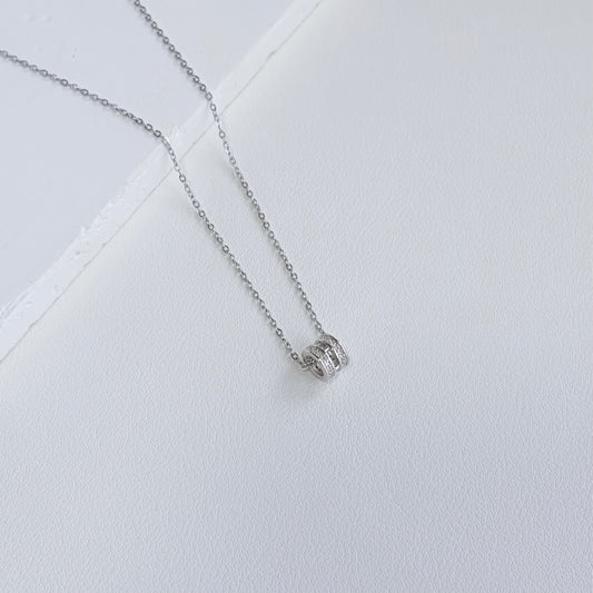 Anna Barrel Slider Pendant Necklace