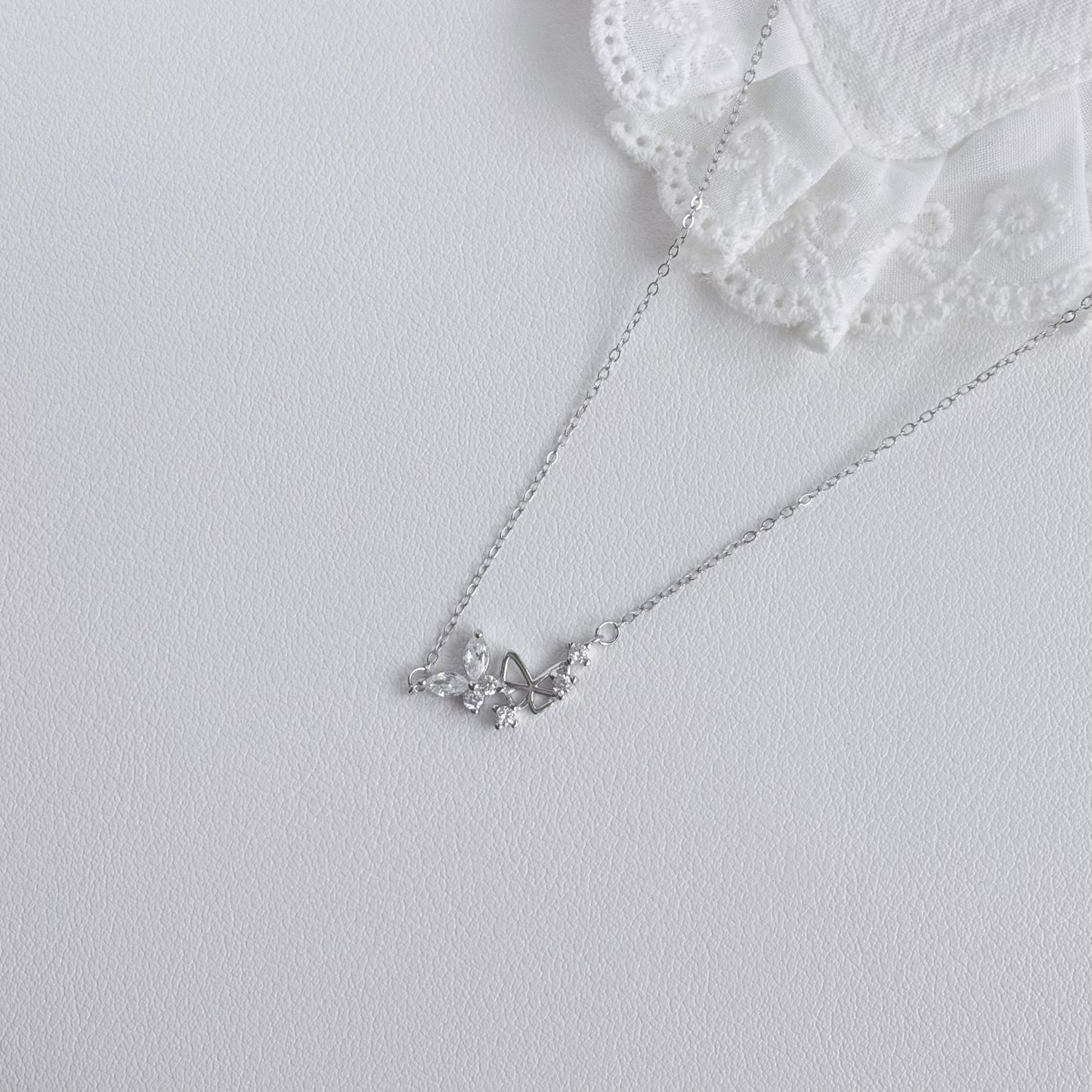 Vasley Butterfly Diamond Necklace