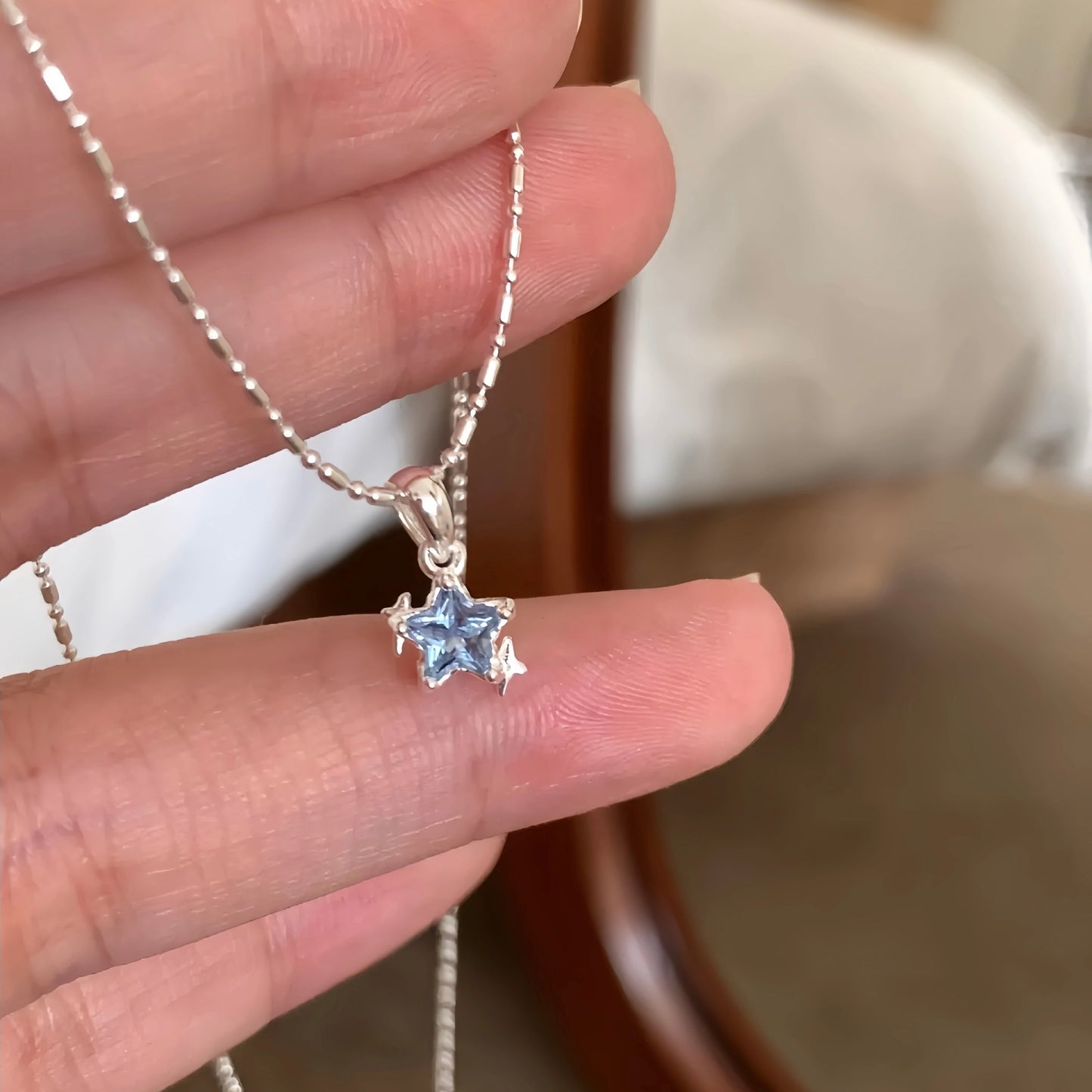 Jojo Blue Ocean Star Necklace