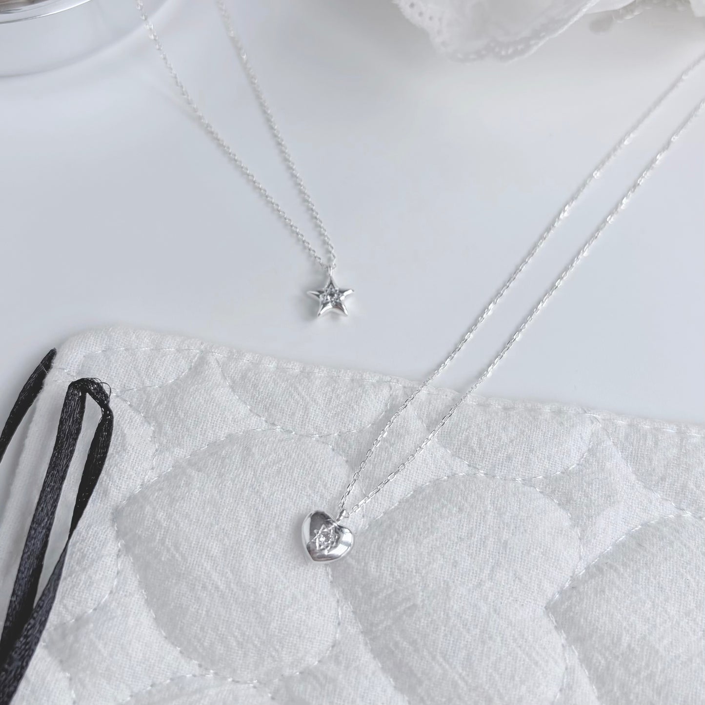 Doris Sparkling Star Pendant Necklace