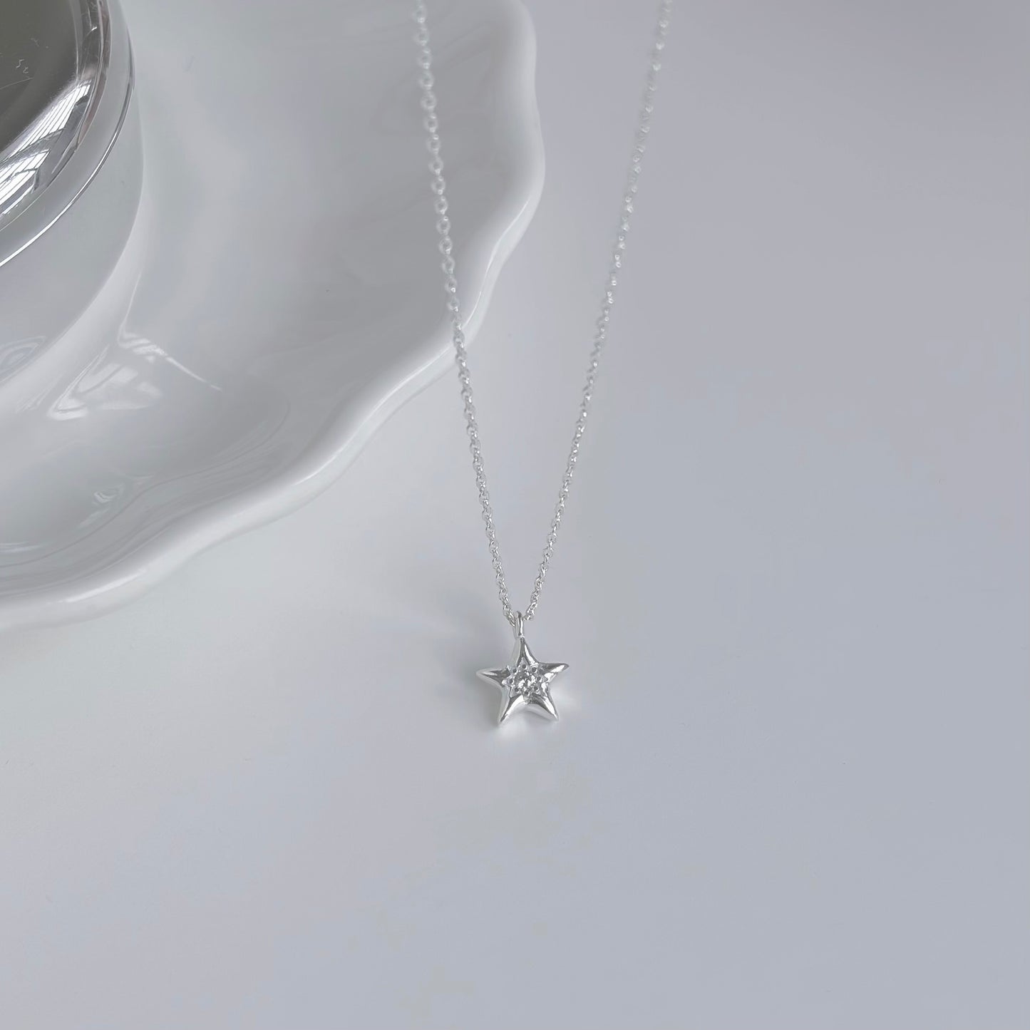Doris Sparkling Star Pendant Necklace