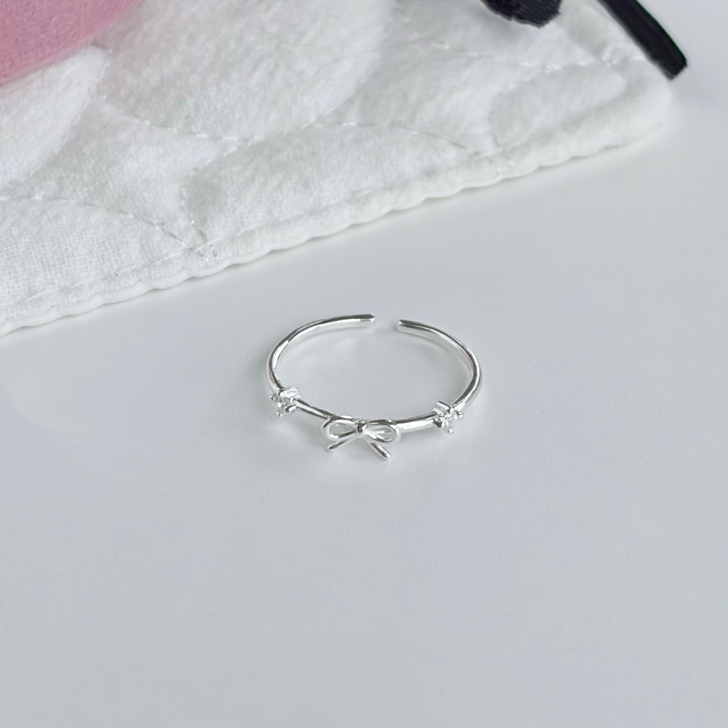 Camille Ribbon with Zirconia Ring