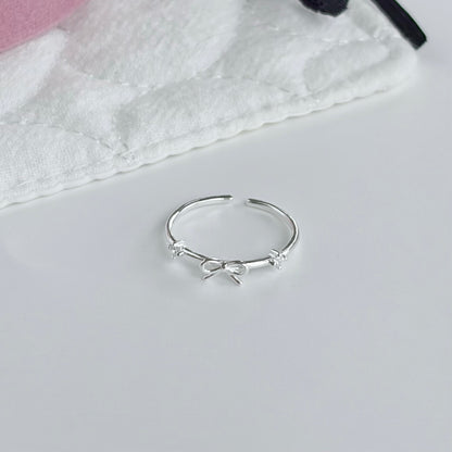 Camille Ribbon with Zirconia Ring