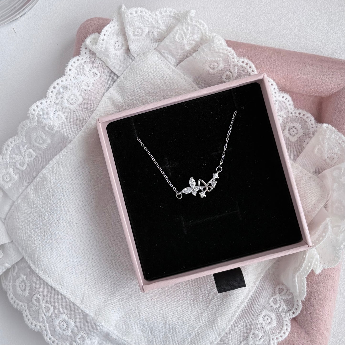 Vasley Butterfly Diamond Necklace