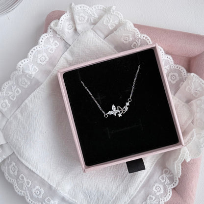 Vasley Butterfly Diamond Necklace