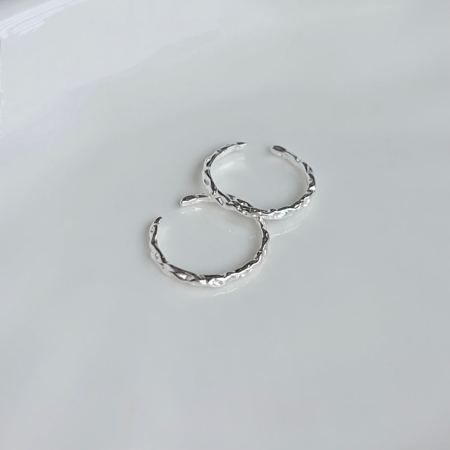 Hazelle Classic Plain Textured Ring