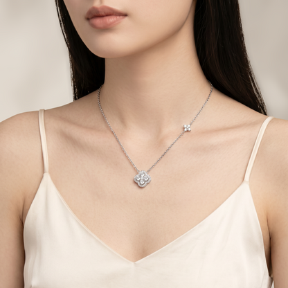 Erina Duo Clover Necklace