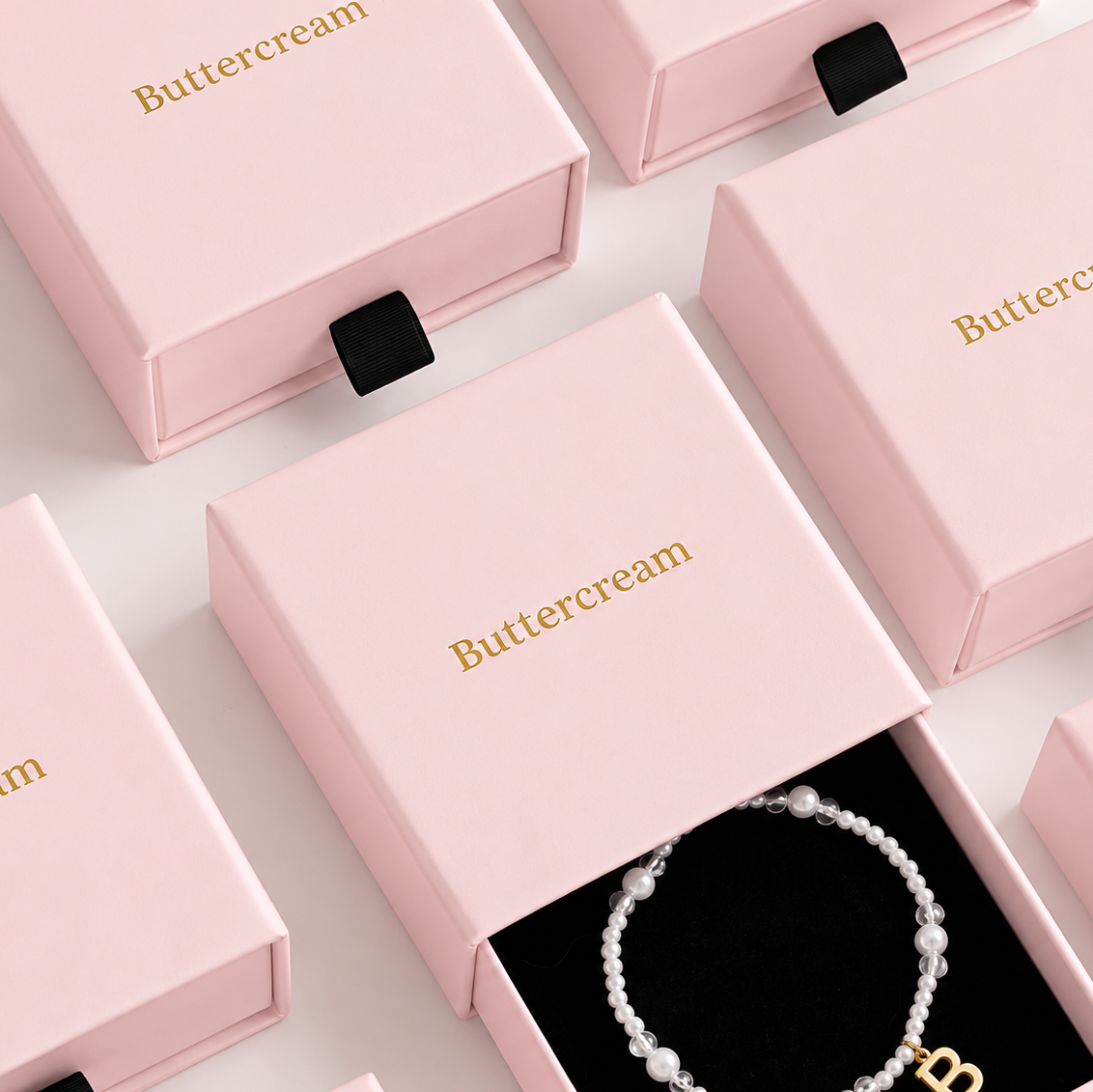 Jewellery Drawer Gifting Box for Necklace Bracelet Earrings & Ring (Pink)