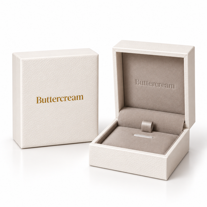Jewellery Box for Necklace Bracelet Earrings & Ring in White (Flip-Open)