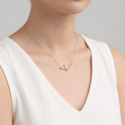 Vasley Butterfly Diamond Necklace