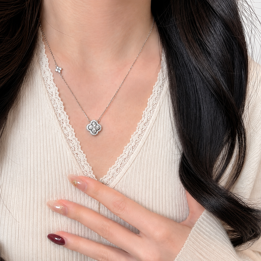 Erina Duo Clover Necklace