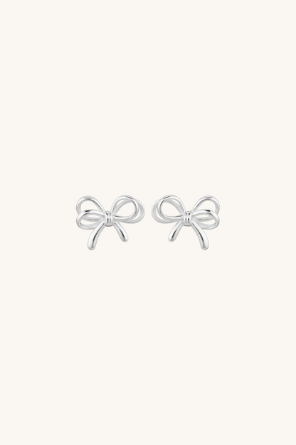 Coni Ribbon Bow Knot Earrings