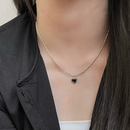 Lucy Heart Stone Necklace