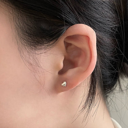 Effie Mini Heart Stud Earrings