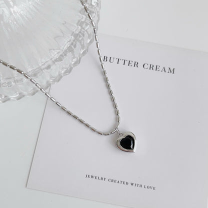 Lucy Heart Stone Necklace